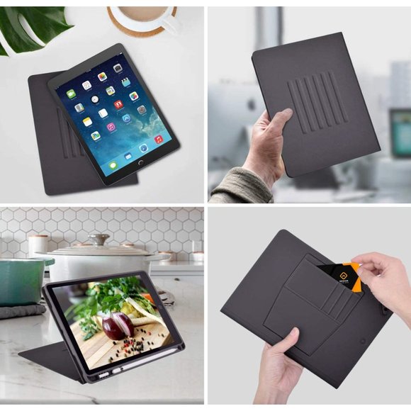 Case for iPad 9th/8th/7th Gen 2021/2020/2019 10.2-Inch with Pencil Holder - Picture 6 of 8